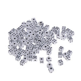 Max 100pcs 5mm Six Sided D6 Dice Dies for Dungeons and Dragons Game