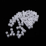 Max 100pcs 5mm Six Sided D6 Dice Dies for Dungeons and Dragons Game
