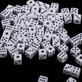 Max 100pcs 5mm Six Sided D6 Dice Dies for Dungeons and Dragons Game