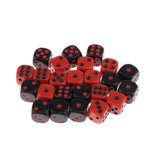 Max 24pcs 16mm Six Sided D6 Dice Dies for Dungeons and Dragons Game