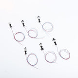 Max 10x Model Miniature Street Lights HO Scale LEDs Garden Lawn Lights 1:100 A