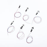 Max 10x Model Miniature Street Lights HO Scale LEDs Garden Lawn Lights 1:100 A