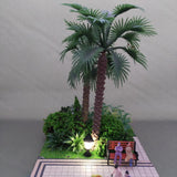 Max 10x Model Miniature Street Lights HO Scale LEDs Garden Lawn Lights 1:100 A