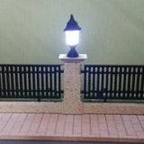 Max 10x Model Miniature Street Lights HO Scale LEDs Garden Lawn Lights 1:100 A