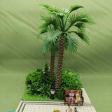 Max 10x Model Miniature Street Lights HO Scale LEDs Garden Lawn Lights 1:100 A
