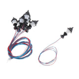 Max 10x Model Miniature Street Lights HO Scale LEDs Garden Lawn Lights 1:100 A
