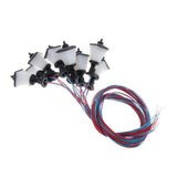 Max 10x Model Miniature Street Lights HO Scale LEDs Garden Lawn Lights 1:100 B