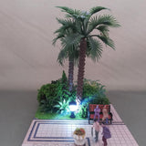 Max 10x Model Miniature Street Lights HO Scale LEDs Garden Lawn Lights 1:100 B