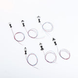 Max 10x Model Miniature Street Lights HO Scale LEDs Garden Lawn Lights 1:100 C