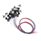 Max 10x Model Miniature Street Lights HO Scale LEDs Garden Lawn Lights 1:100 C