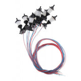 Max 10x Model Miniature Street Lights HO Scale LEDs Garden Lawn Lights 1:100 C