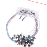 Max 10x Model Miniature Street Lights HO Scale LEDs Garden Lawn Lights 1:100 C