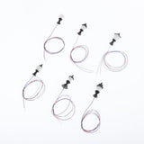 Max 10x Model Miniature Street Lights HO Scale LEDs Garden Lawn Lights 1:100 E