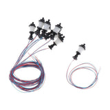 Max 10x Model Miniature Street Lights HO Scale LEDs Garden Lawn Lights 1:100 E