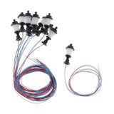Max 10x Model Miniature Street Lights HO Scale LEDs Garden Lawn Lights 1:100 E