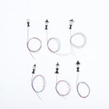 Max 10x Model Miniature Street Lights HO Scale LEDs Garden Lawn Lights 1:100 E