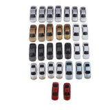 Max 30pcs Painted Model Cars Building Train Layout OO Scale 1:75