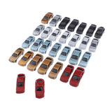 Max 30pcs Painted Model Cars Building Train Layout HO Scale 1:100