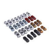 Max 30pcs Painted Model Cars Building Train Layout Z Scale  1:200