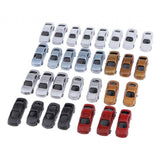 Max 30pcs Painted Model Cars Building Train Layout Z Scale  1:200