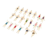Max 20xModel Trains People Figures Scale Painted Beach Crowd Miniatures OO 1:75