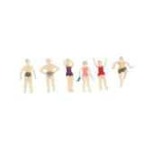 Max 20xModel Trains People Figures Scale Painted Beach Crowd Miniatures OO 1:75