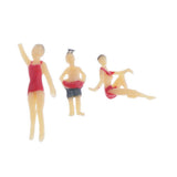 Max 20xModel Trains People Figures Scale Painted Beach Crowd Miniatures HO 1:100