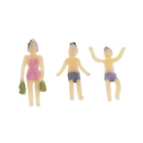 Max 20xModel Trains People Figures Scale Painted Beach Crowd Miniatures HO 1:100