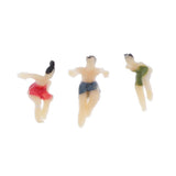 Max 20xModel Trains People Figures Scale Painted Beach Crowd Miniatures N 1:150