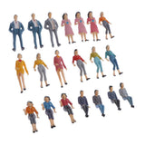 Max 20pcs 1/25 Sand Table Doll DIY Handmade Building Model Color Material NEW