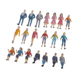 Max 20pcs 1/25 Sand Table Doll DIY Handmade Building Model Color Material NEW