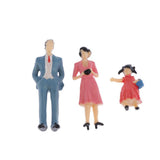Max 20pcs G Scale 1:30 Painted Model Passengers People Figures Train Diorama