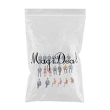 Max 20pcs G Scale 1:30 Painted Model Passengers People Figures Train Diorama