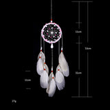 Max Hanging Dream Catcher Ornament Feathers Pendant Dream Catcher Handmade White
