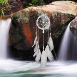 Max Hanging Dream Catcher Ornament Feathers Pendant Dream Catcher Handmade White