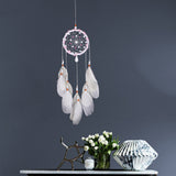 Max Hanging Dream Catcher Ornament Feathers Pendant Dream Catcher Handmade White