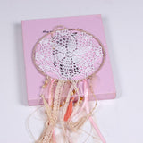 Max Creative Handmade Crochet Dream Catcher Home Car Pendant Decoration White