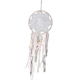 Max Creative Handmade Crochet Dream Catcher Home Car Pendant Decoration White