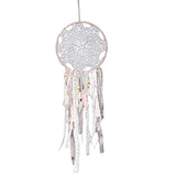 Max Creative Handmade Crochet Dream Catcher Home Car Pendant Decoration White