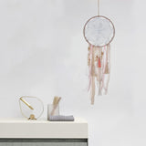 Max Creative Handmade Crochet Dream Catcher Home Car Pendant Decoration White