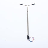 Max 10x Model Railway Train Lamp Post Street Lights for HO OO Scale LEDs 1:75