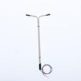 Max 10x Model Railway Train Lamp Post Street Lights for HO OO Scale LEDs 1:100