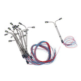 Max 10x Model Railway Train Lamp Post Street Lights for HO OO Scale LEDs 1:200