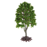 Maxbell 10PCS Plastic Cedar Tree Railway Street Architectural Scenery HO Scale 1:100