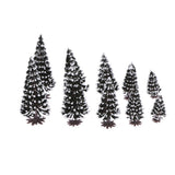 Max 10Pcs Mixed Colors Model Tree Train Railway Architectural Scenery 1:70-1:200
