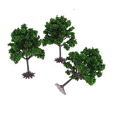 Max 3Pcs Greenery Tree Model Layout Diorama Landscape Building DIY Accessories
