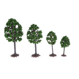 Max 12pcs Model Trees Train Layout Miniature Scenery Diorama Landscape Mixed