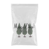 Max 3x10cm HO OO Scale Model Tree Diorama Wargame Scenery Dark Green Landscape C
