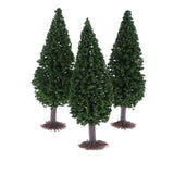 Max 3x10cm HO OO Scale Model Tree Diorama Wargame Scenery Dark Green Landscape C