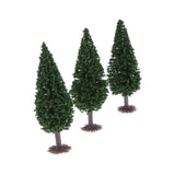 Max 3x10cm HO OO Scale Model Tree Diorama Wargame Scenery Dark Green Landscape C